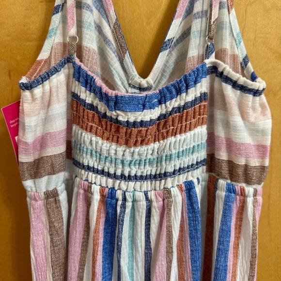 NWT, Xhilaration Sz Small Adjustable Straps & Cleavage Wide Leg Romper, Soft! - Picture 7 of 14